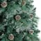 8ft. Pre-Lit Frosted British Columbia Mountain Pine Artificial Christmas Tree, Clear Lights